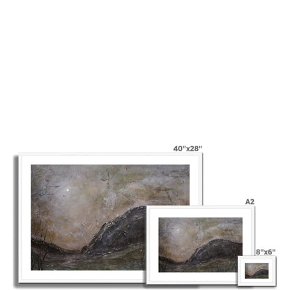 Glen Nevis Moonlight Painting | Framed &amp; Mounted Prints From Scotland