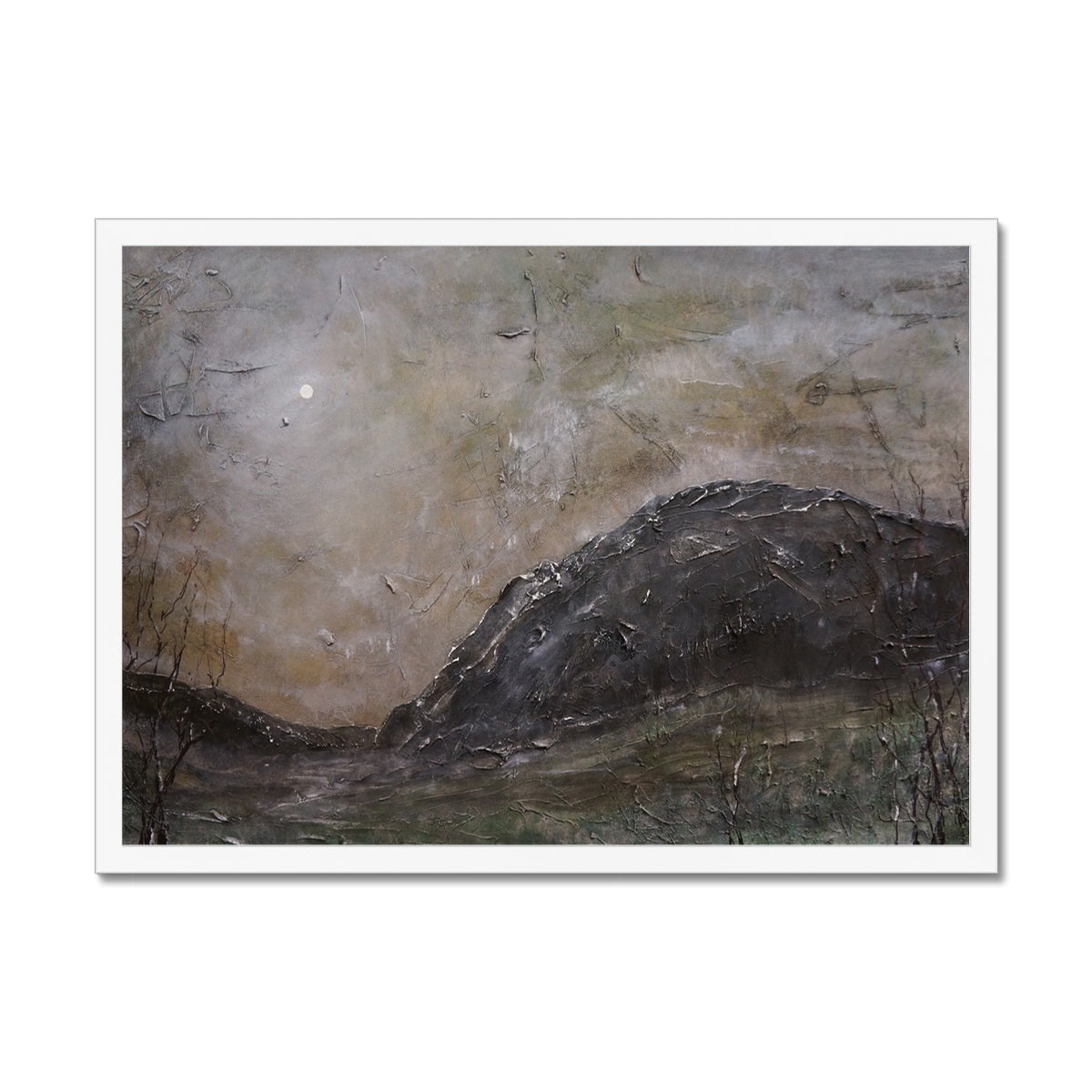 Glen Nevis Moonlight Painting | Framed Prints From Scotland