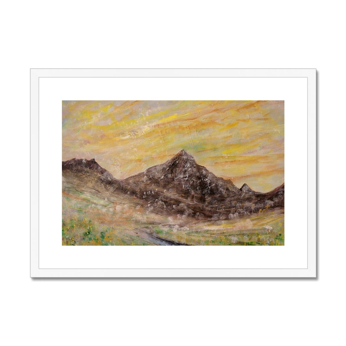 Glen Rosa Mist Painting | Framed &amp; Mounted Prints From Scotland