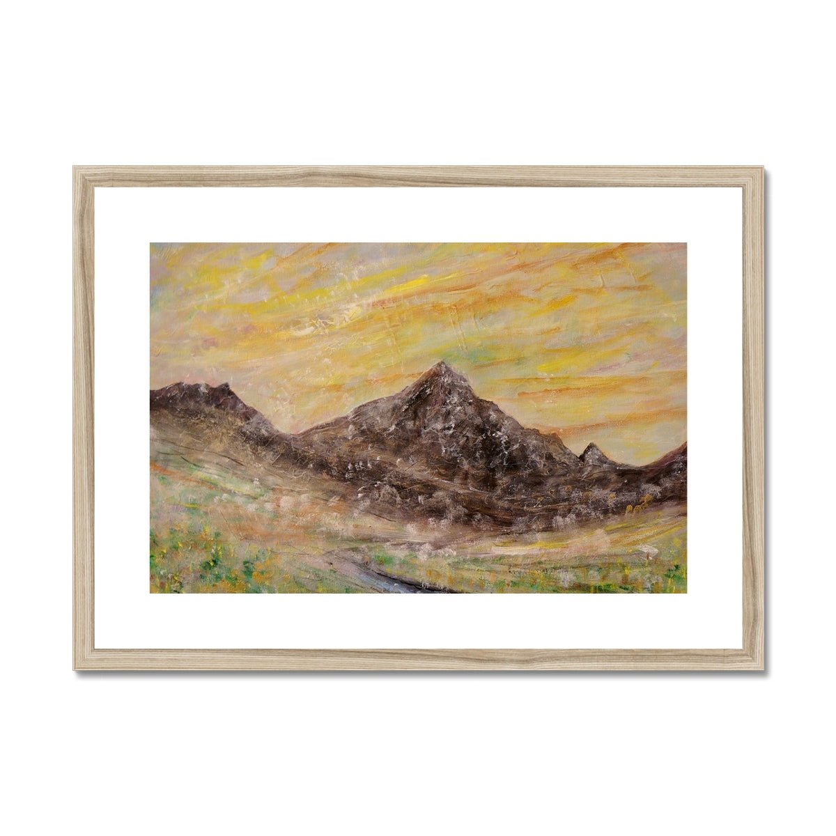 Glen Rosa Mist Painting | Framed &amp; Mounted Prints From Scotland