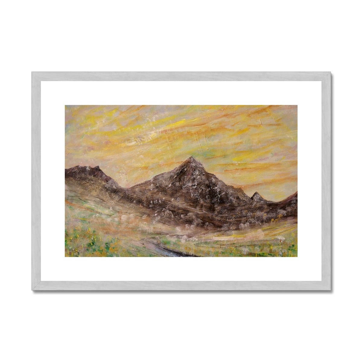 Glen Rosa Mist Painting | Antique Framed & Mounted Prints From Scotland