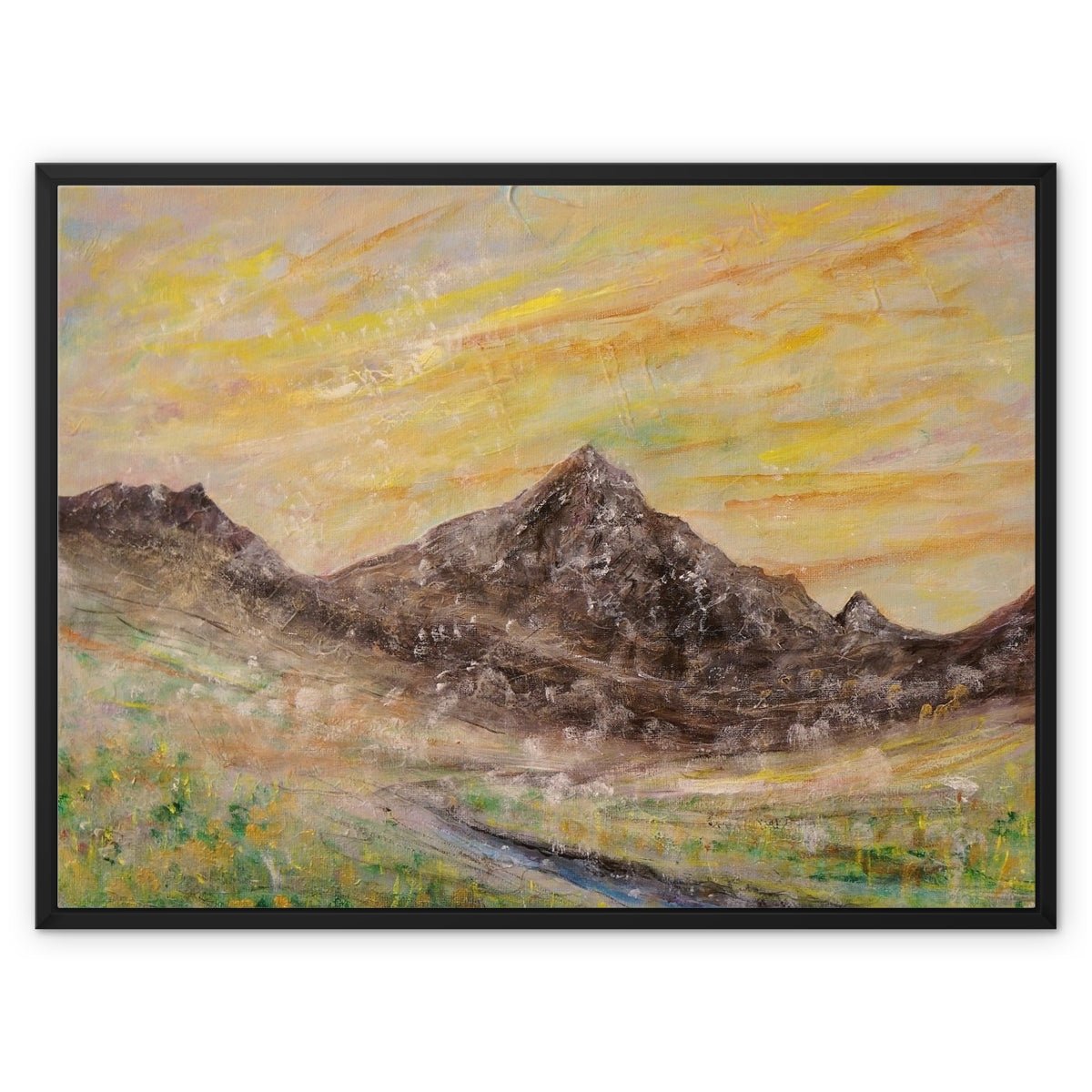 Glen Rosa Mist Painting | Framed Canvas From Scotland