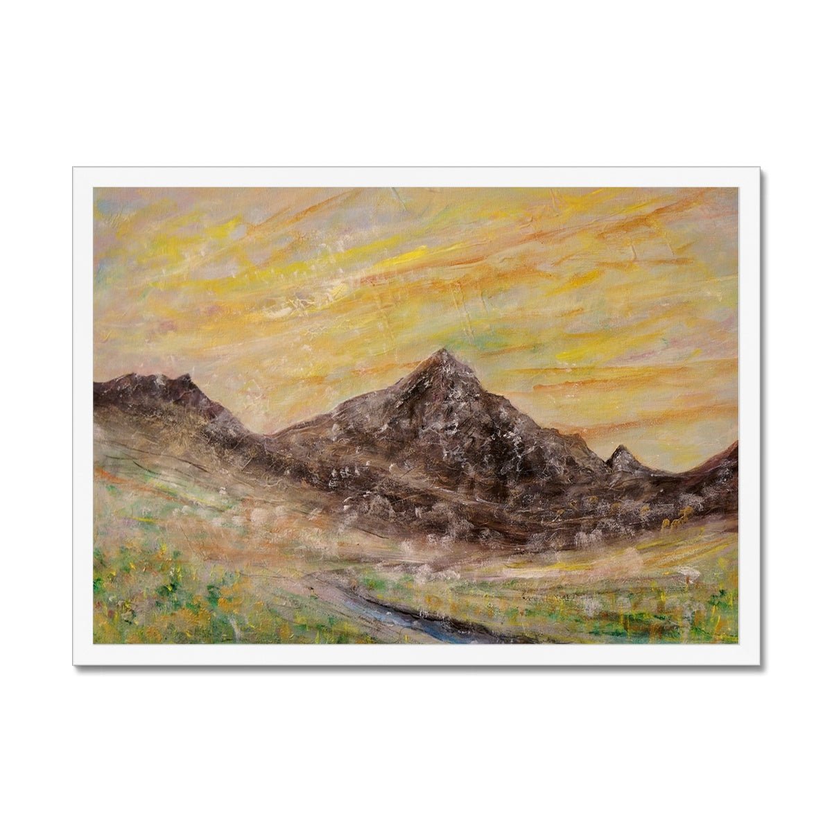 Glen Rosa Mist Painting | Framed Prints From Scotland