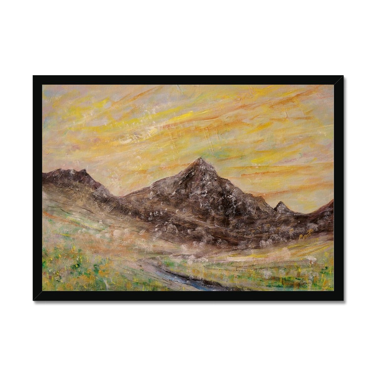 Glen Rosa Mist Painting | Framed Prints From Scotland