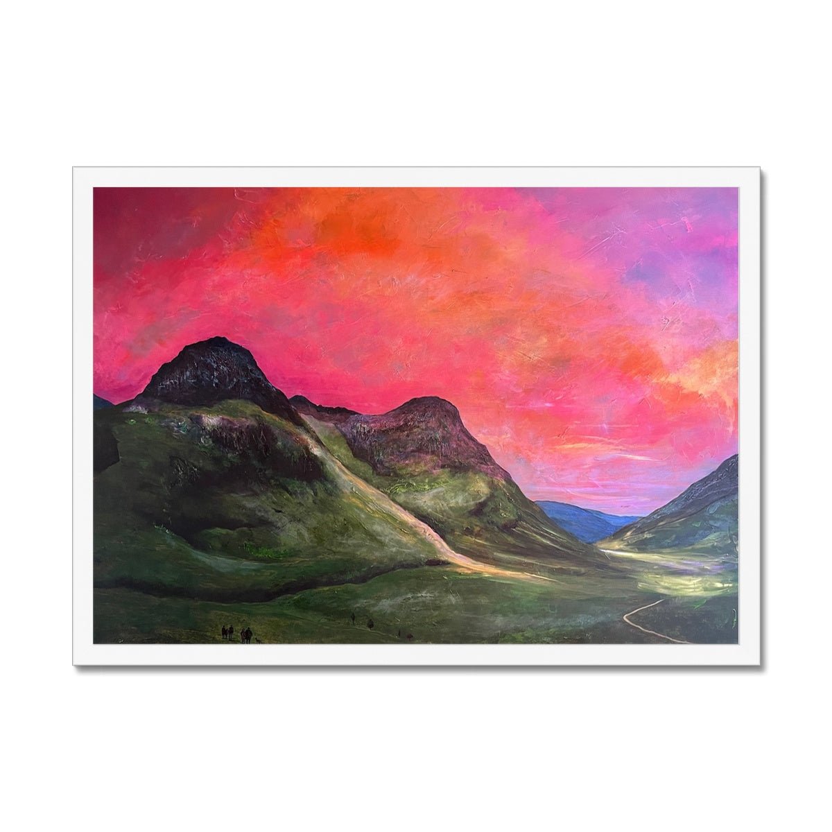 Glencoe Dusk Painting | Framed Prints From Scotland