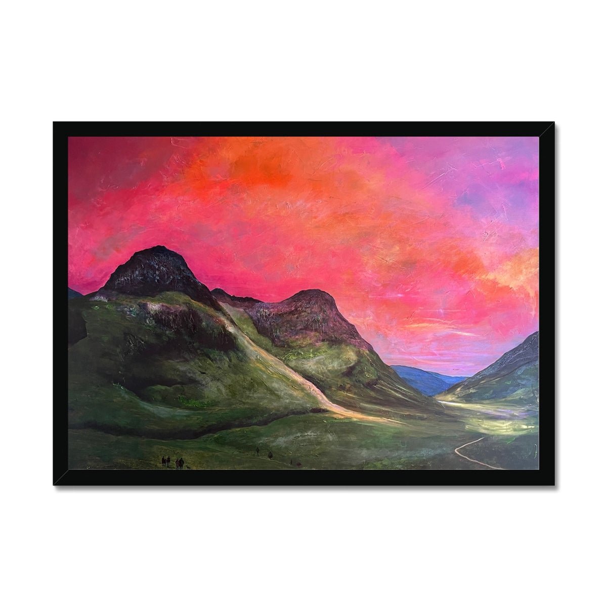 Glencoe Dusk Painting | Framed Prints From Scotland