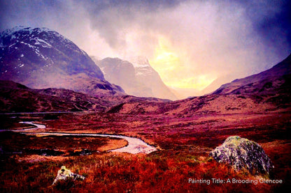 Glencoe Landscape Giclee Art Prints From Scotland-Glencoe Art Gallery