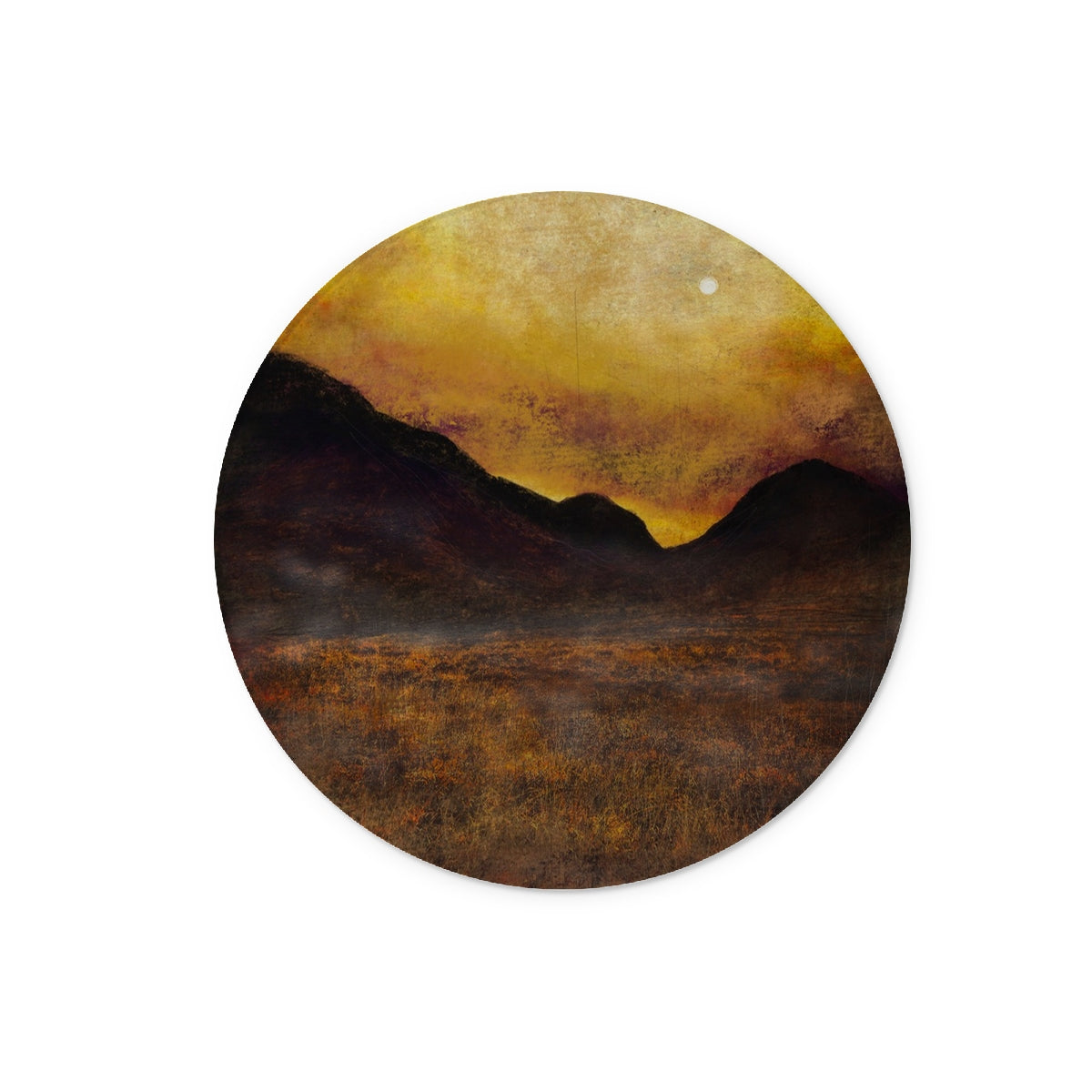 Glencoe Moonlight Art Gifts Glass Chopping Board