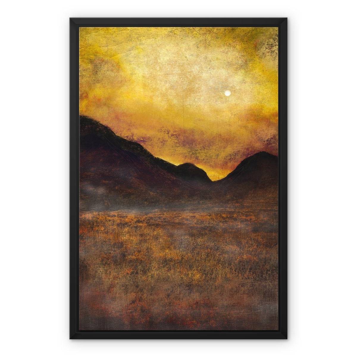 Glencoe Moonlight Painting | Framed Canvas Prints From Scotland