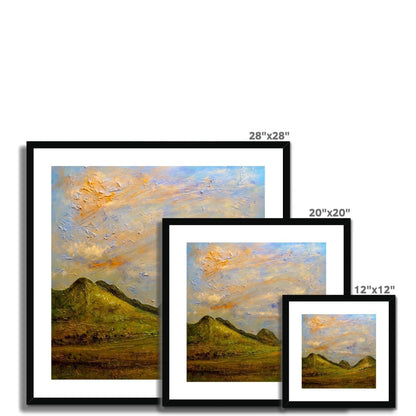 Glencoe Summer Painting | Framed &amp; Mounted Prints From Scotland