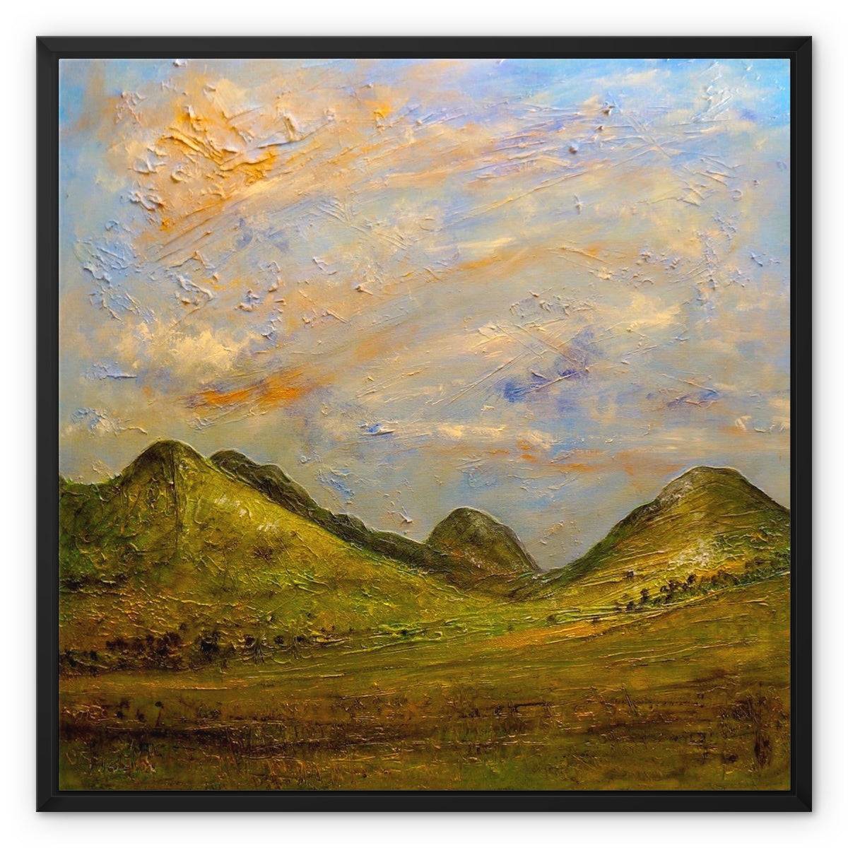 Glencoe Summer Painting | Framed Canvas Prints From Scotland