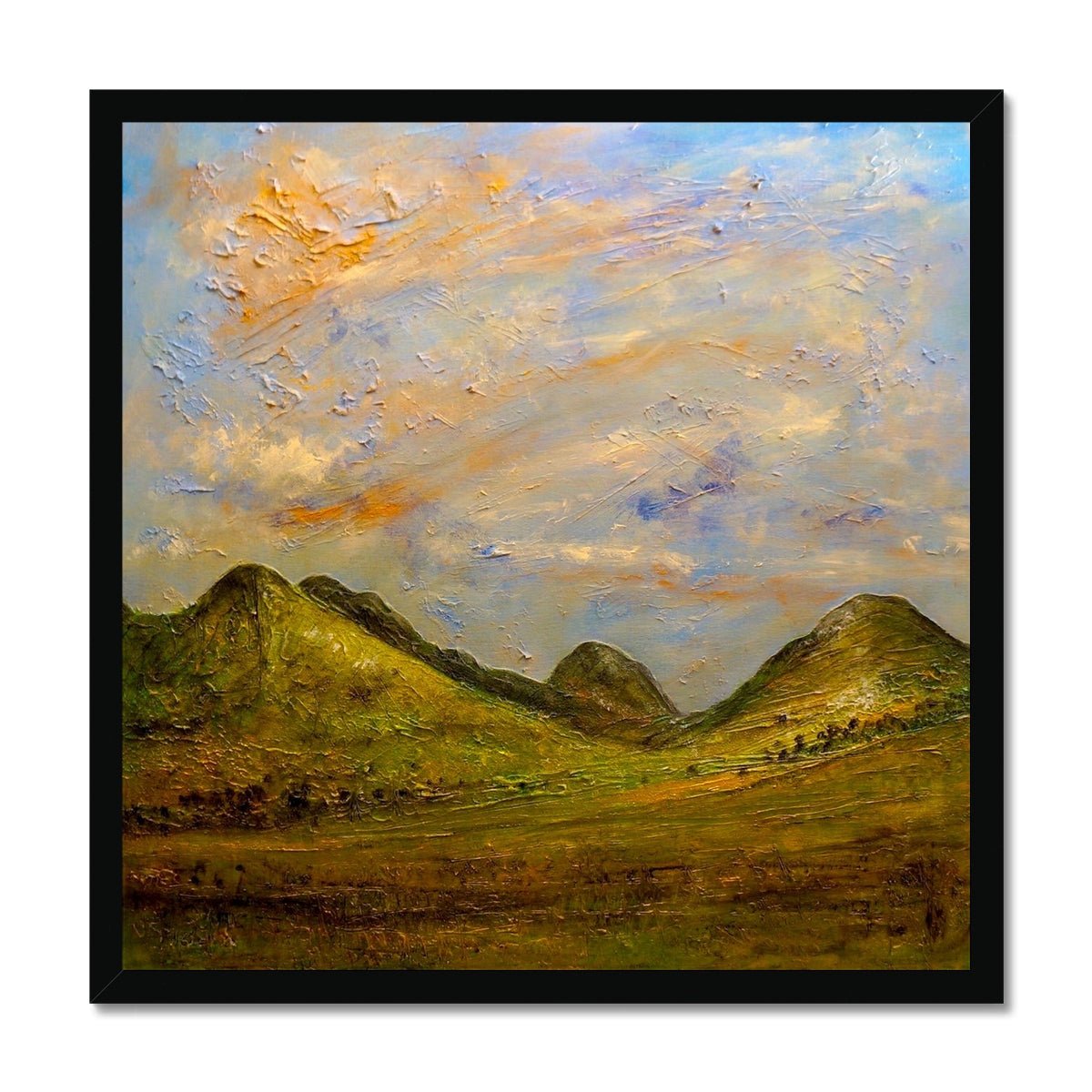 Glencoe Summer Painting | Framed Prints From Scotland