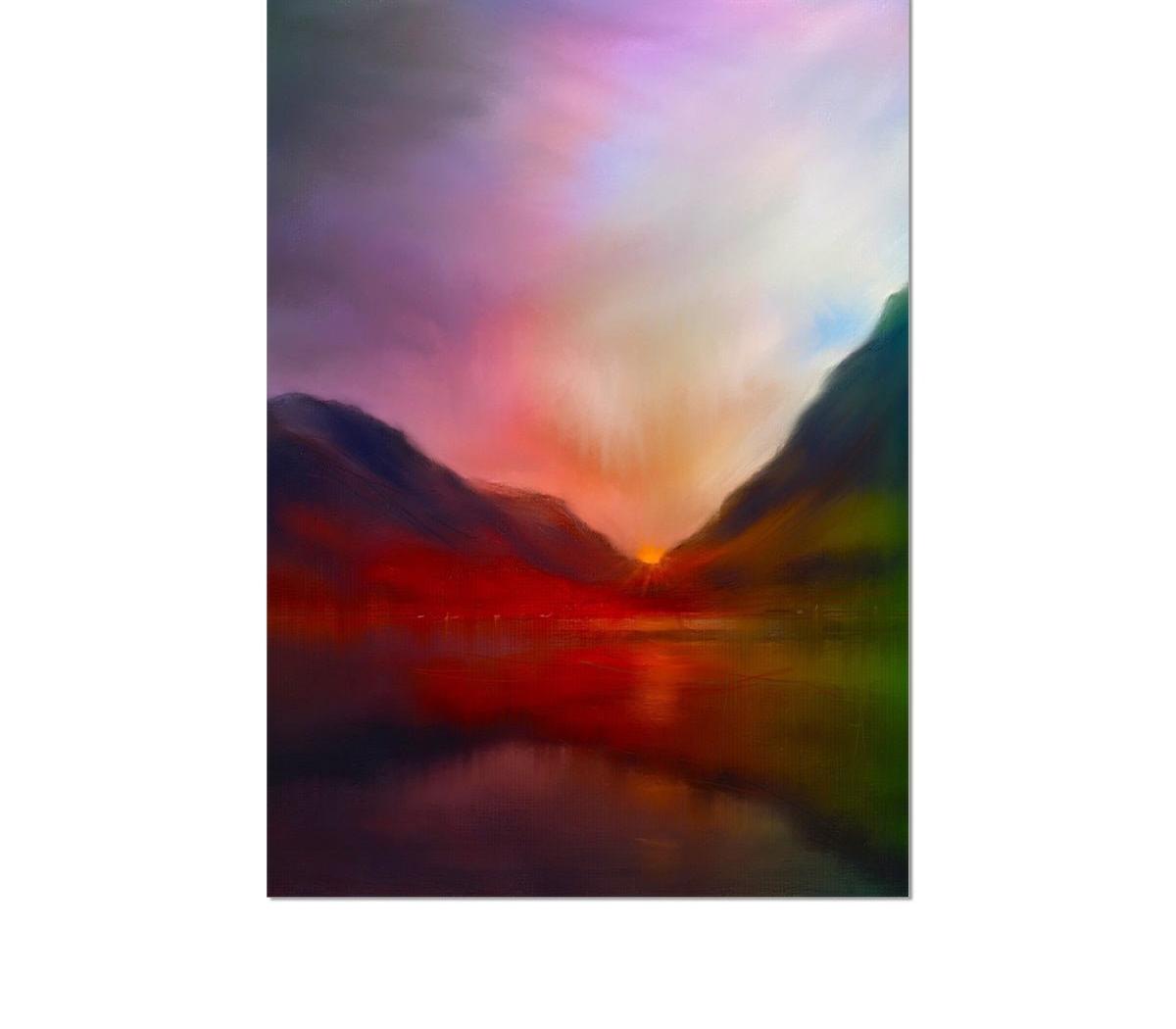 Glencoe Sunset Art Prints