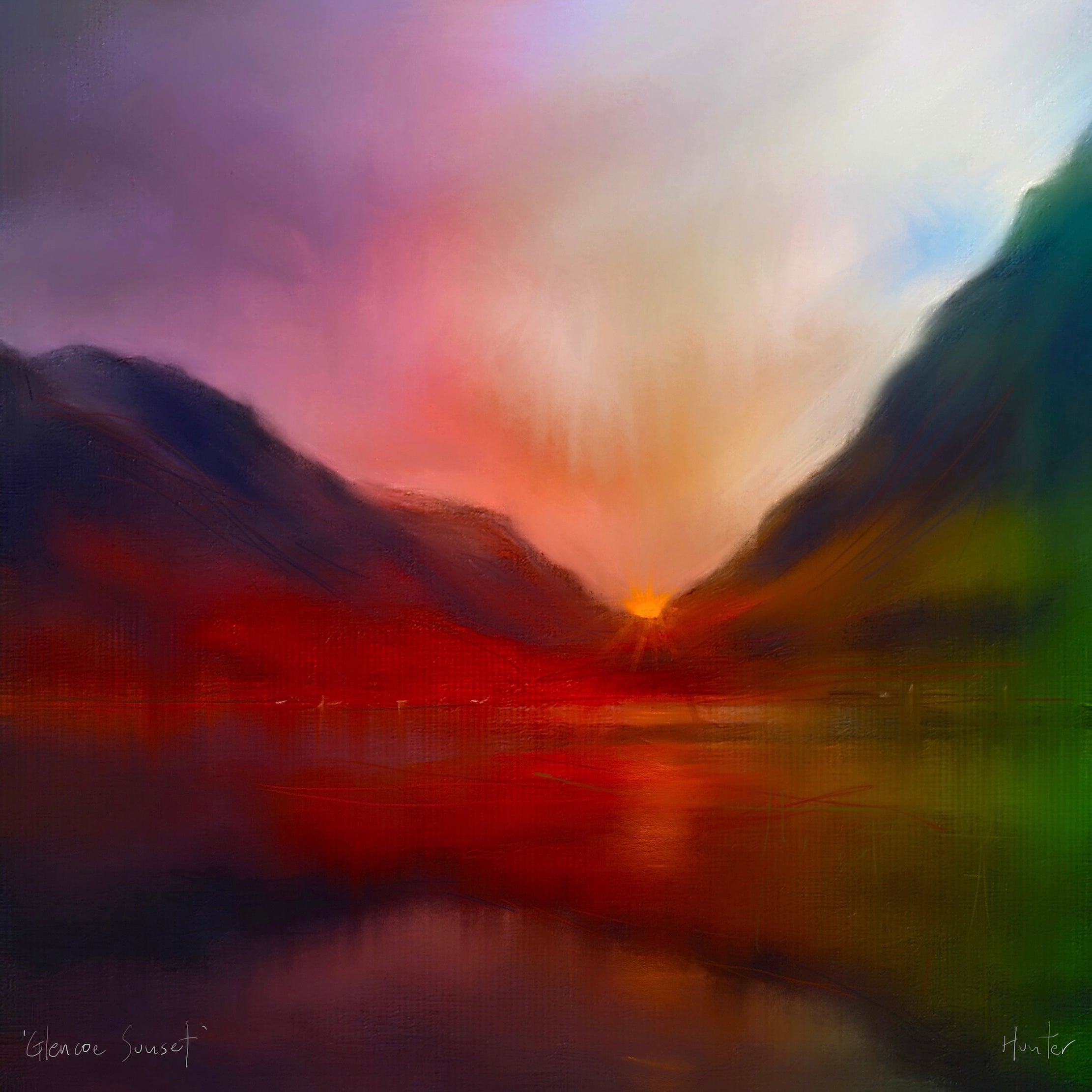 Glencoe Sunset | Scotland In Your Pocket Art Print