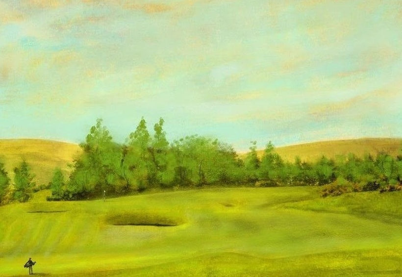 Gleneagles King's Golf Course, The 1st Painting Art Prints