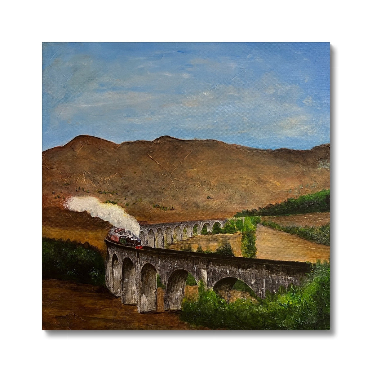 Glenfinnan Viaduct Painting | Canvas Prints From Scotland