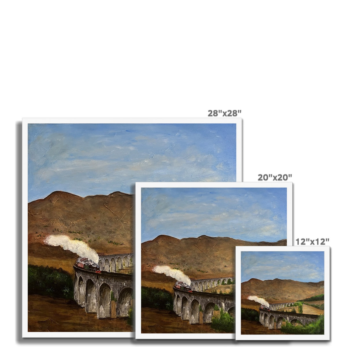 Glenfinnan Viaduct Painting | Framed Prints From Scotland