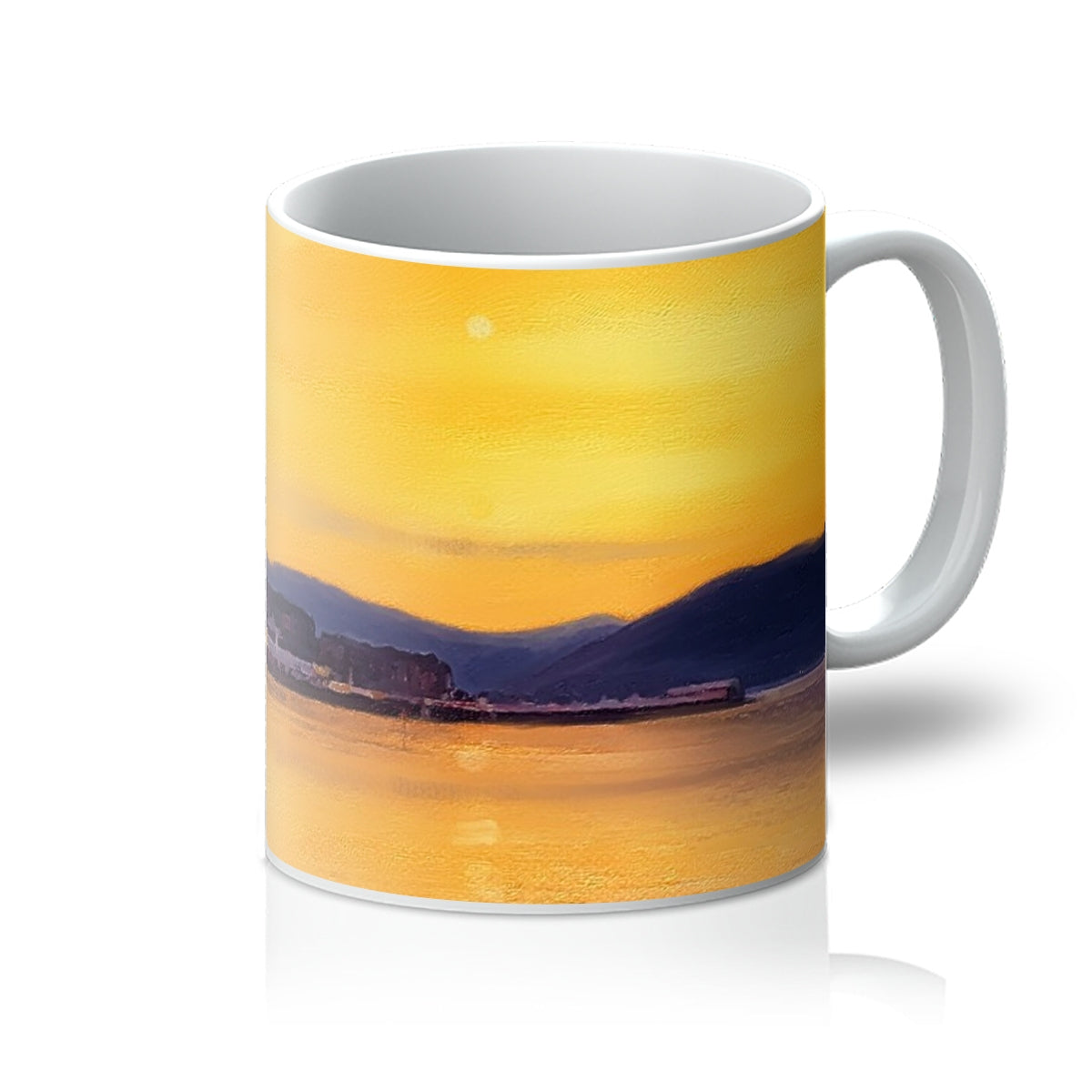 Gourock From Cardwell Bay Art Gifts Mug | River Clyde Art Gallery | Paintings, Prints, Homeware and Art Gifts From Scotland By Scottish Artist Kevin Hunter