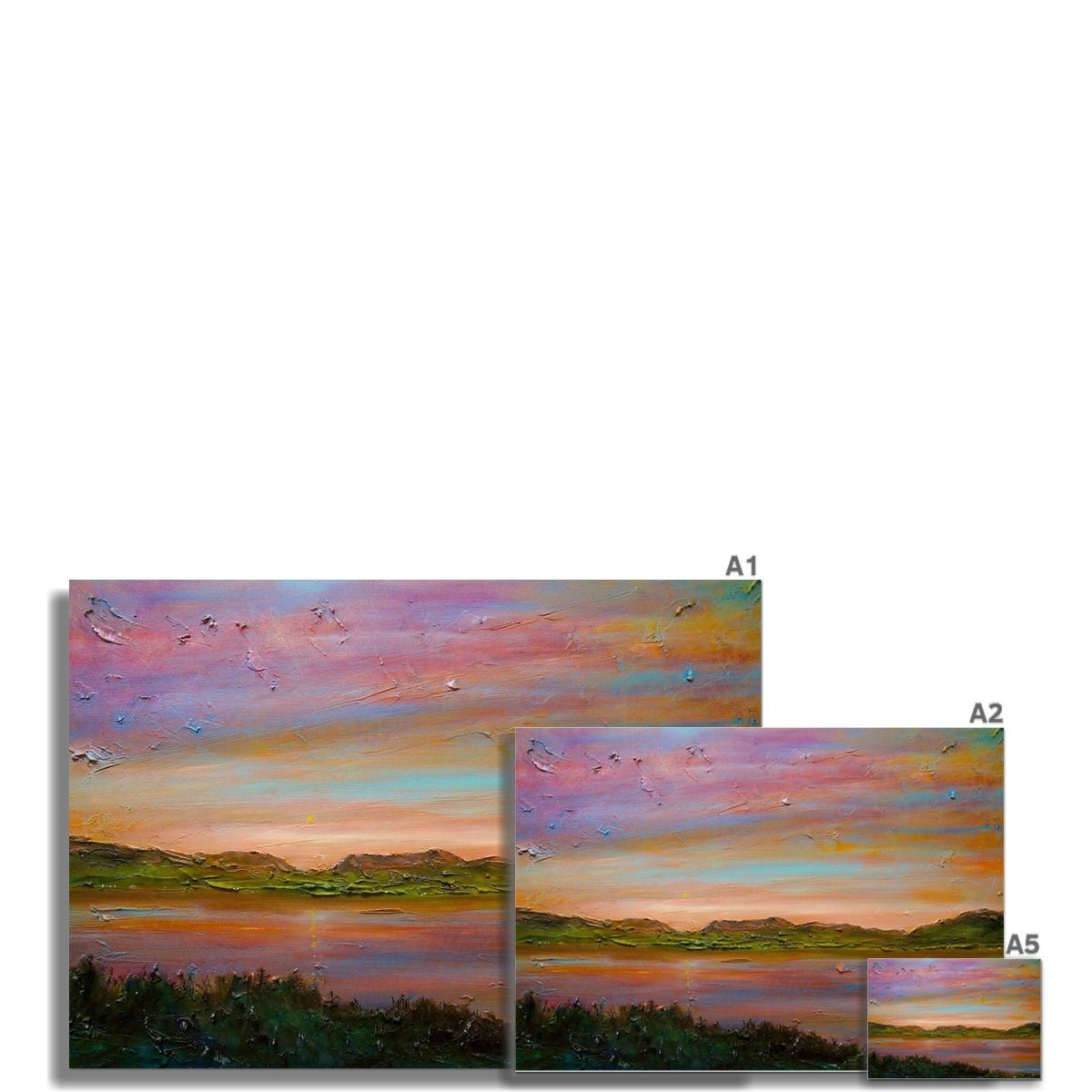 Gourock Golf Club Sunset Prints