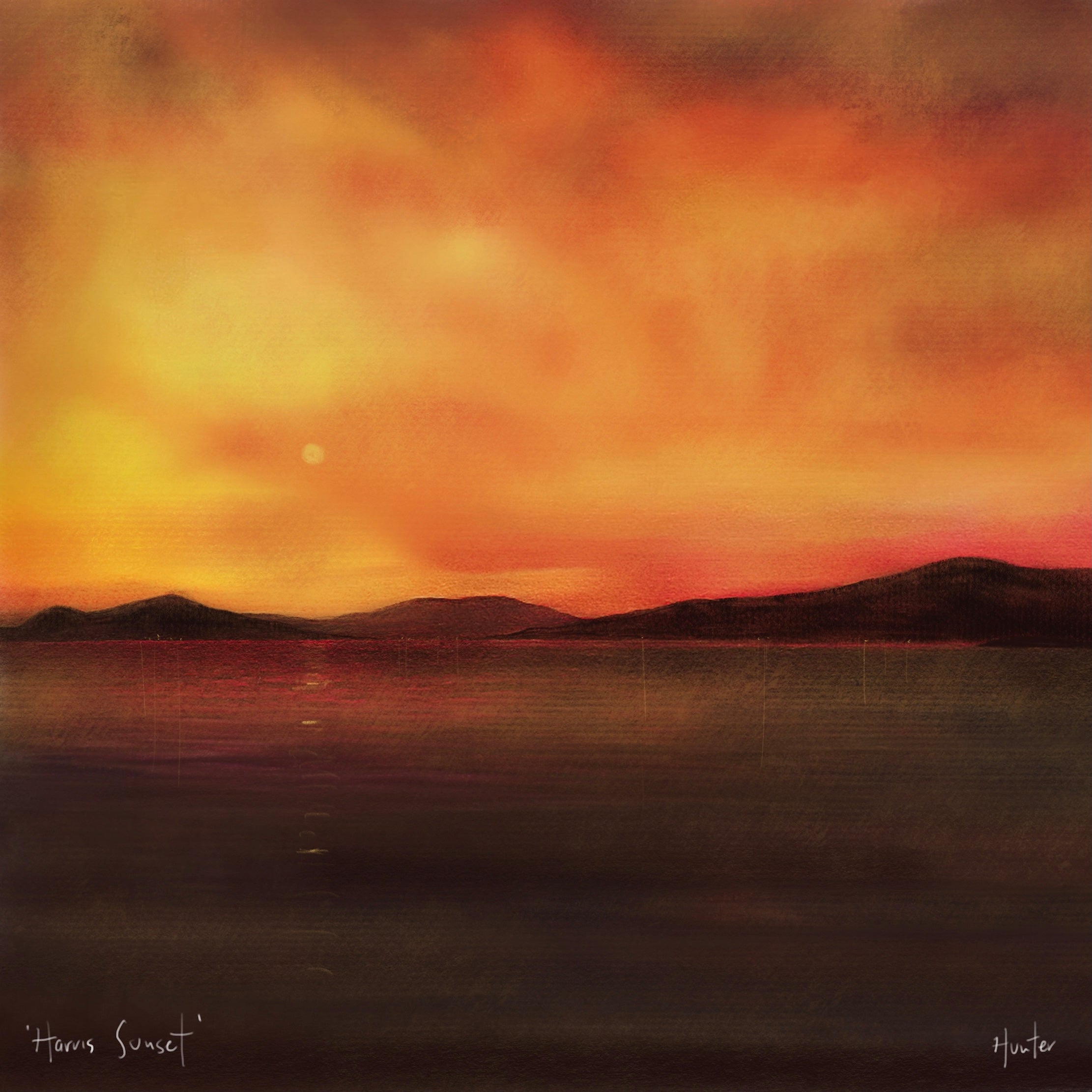 Harris Sunset | Scotland In Your Pocket Art Print