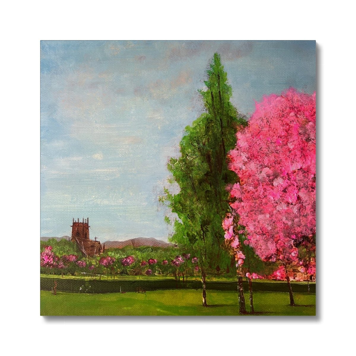 Harrison Park Edinburgh Painting | Canvas Prints From Scotland