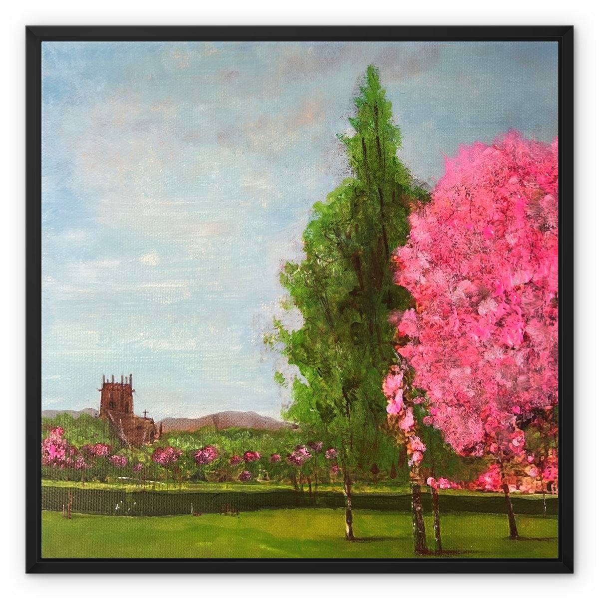 Harrison Park Edinburgh Painting | Framed Canvas Prints From Scotland