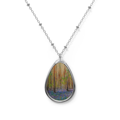 Highland Bluebells Necklace | Scottish Highlands &amp; Lowlands Art Gallery | Paintings, Prints, Homeware and Art Gifts From Scotland By Scottish Artist Kevin Hunter