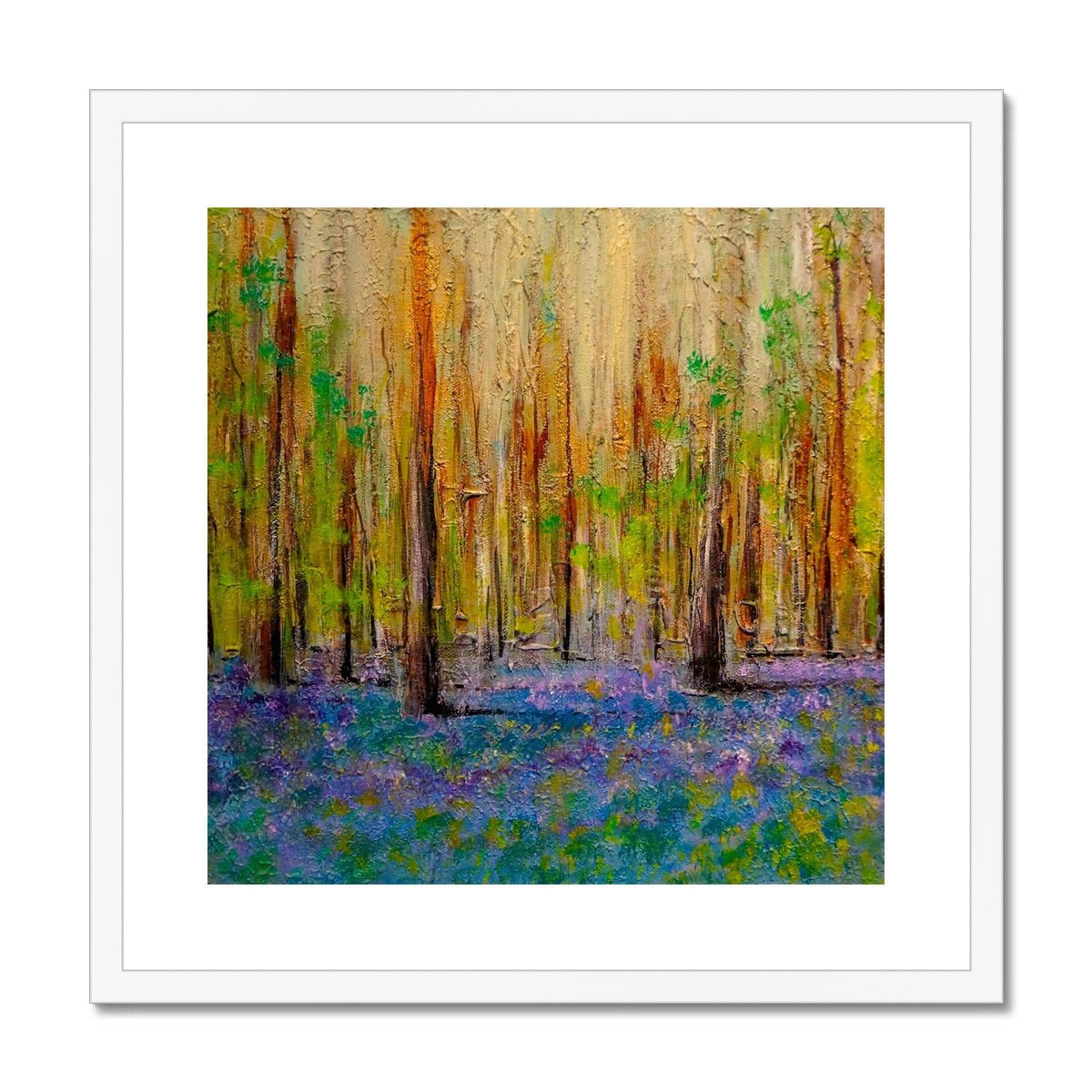 Highland Bluebells Painting | Framed & Mounted Prints From Scotland