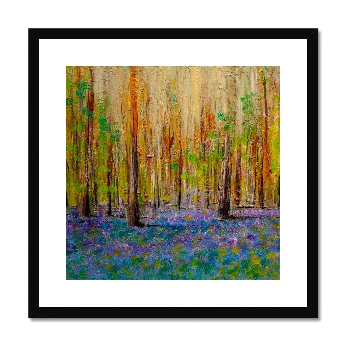 Highland Bluebells Painting | Framed & Mounted Prints From Scotland