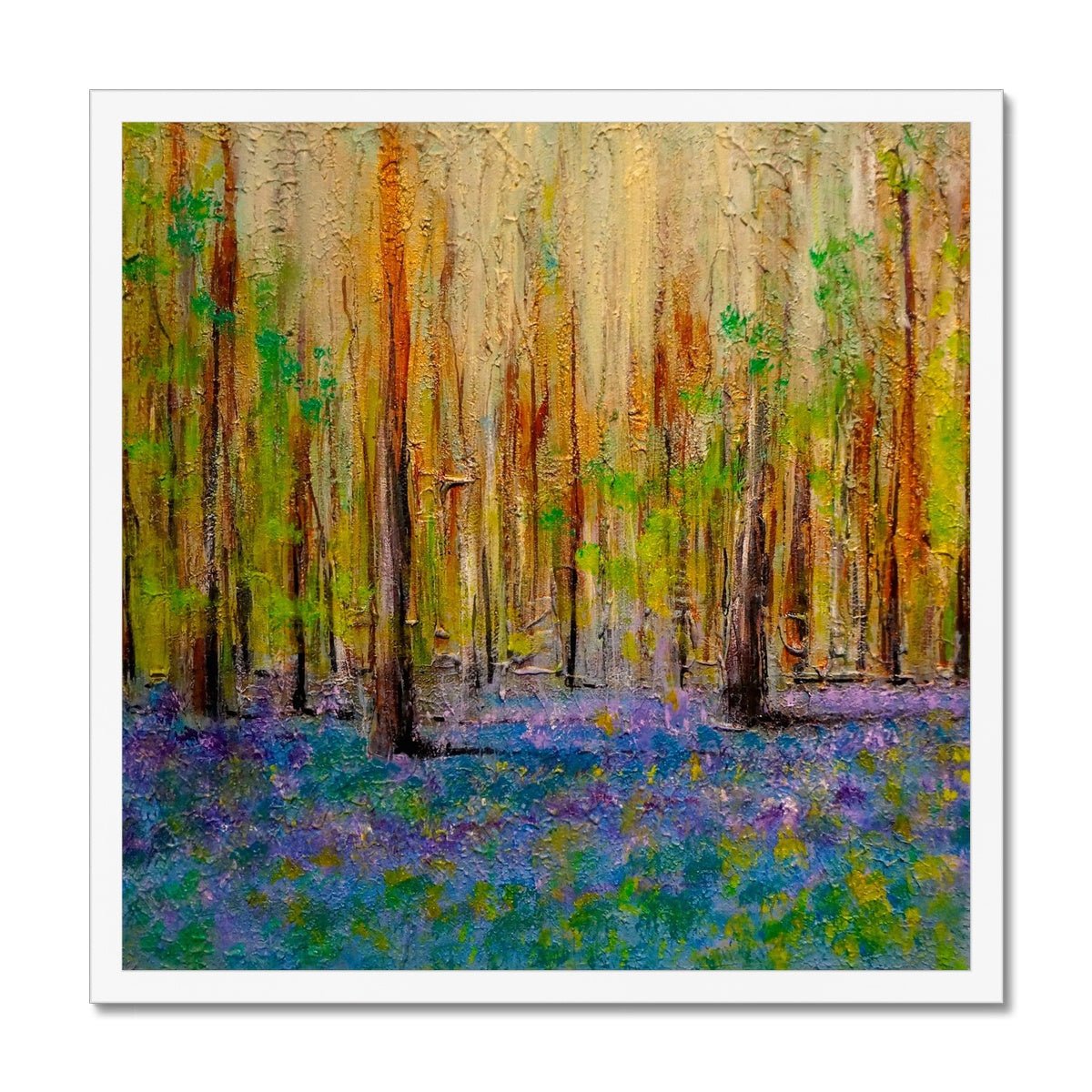 Highland Bluebells Painting | Framed Prints From Scotland