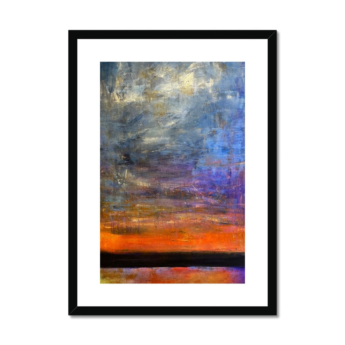 Horizon Dreams Abstract Painting | Framed &amp; Mounted Prints From Scotland