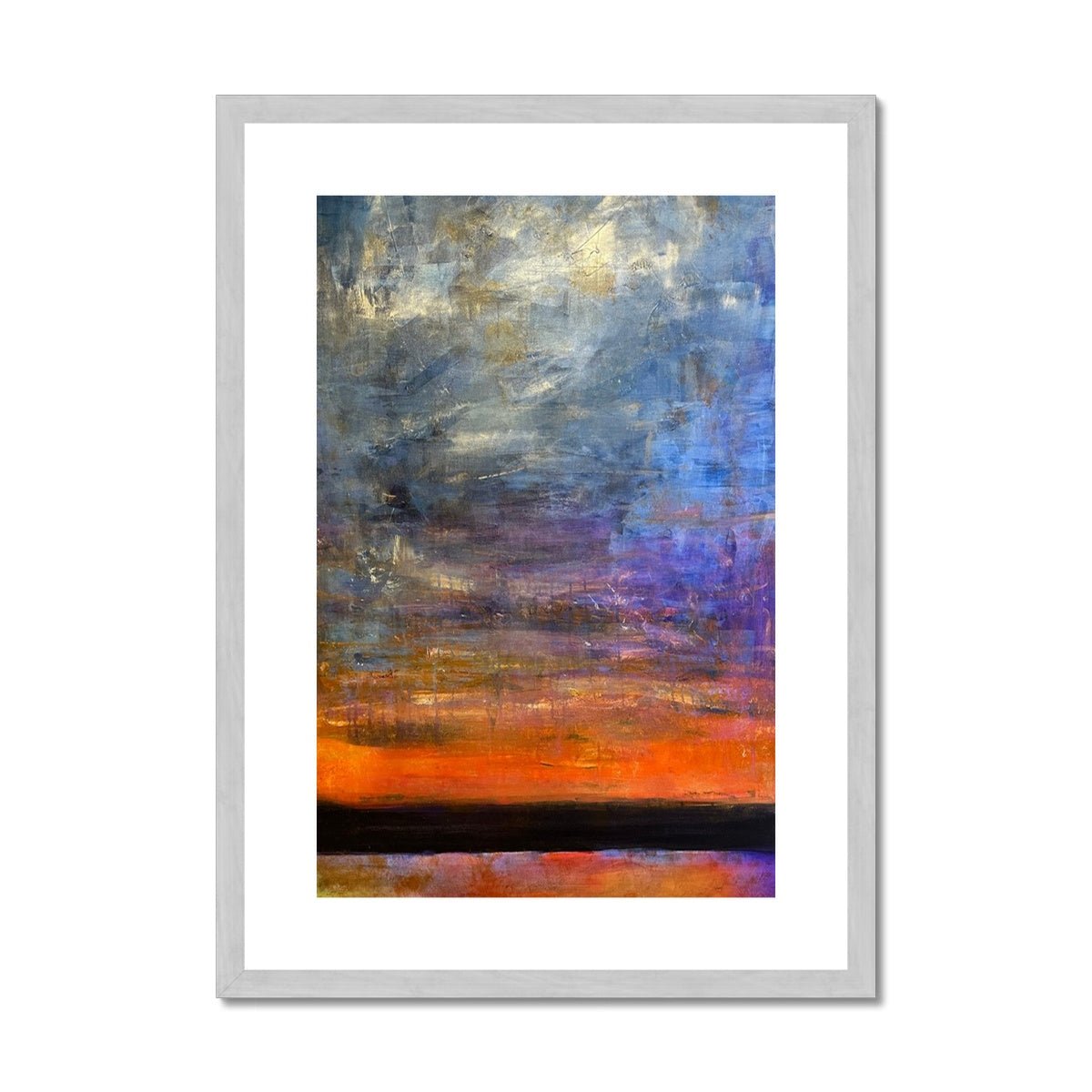 Horizon Dreams Abstract Painting | Antique Framed & Mounted Prints From Scotland