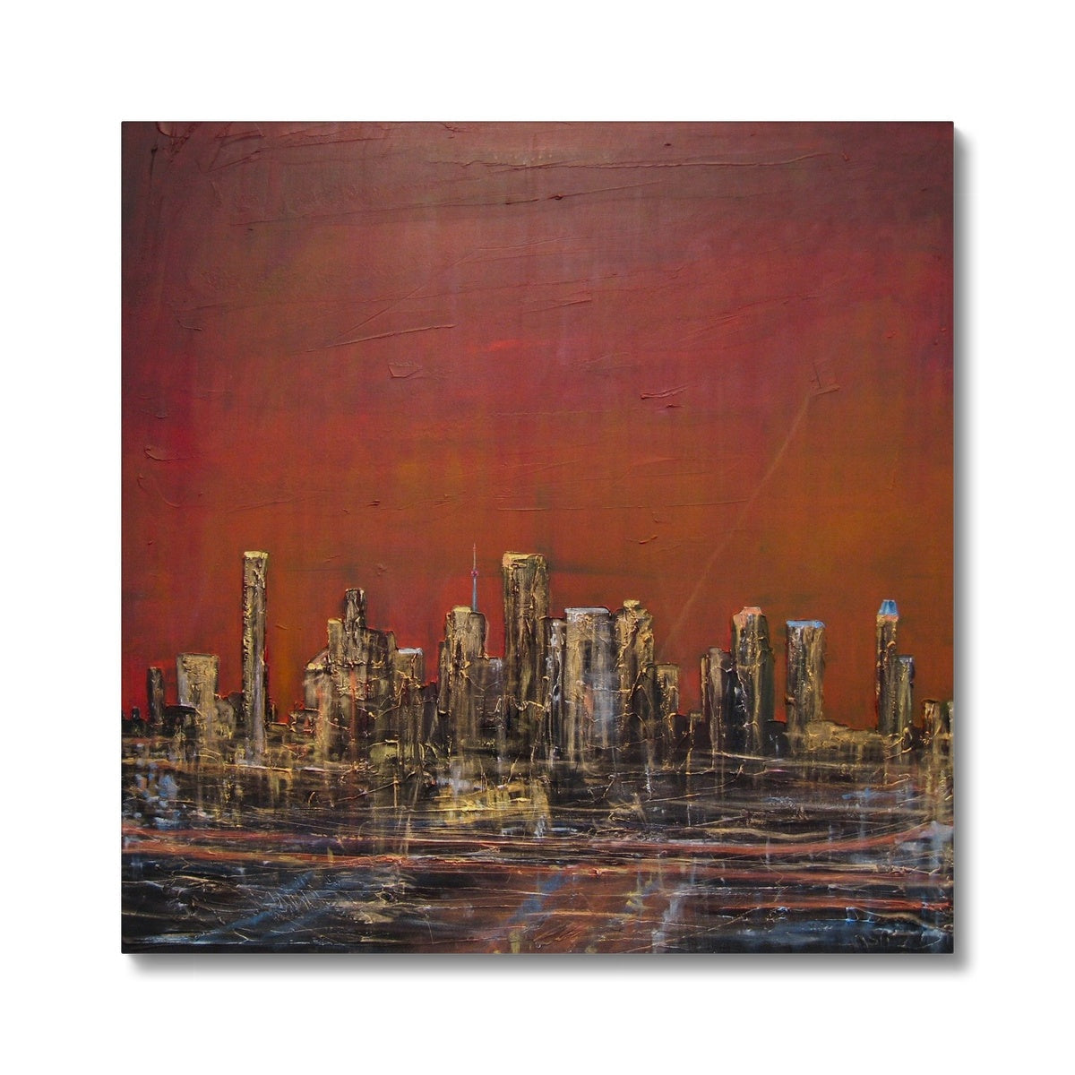 Houston Dusk Texas Canvas