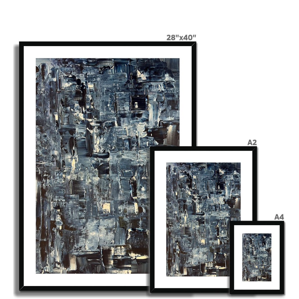 Inception Abstract Painting | Framed &amp; Mounted Prints From Scotland