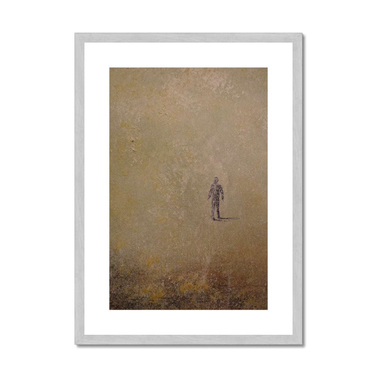 Into The Munro Mist Painting | Antique Framed & Mounted Prints From Scotland