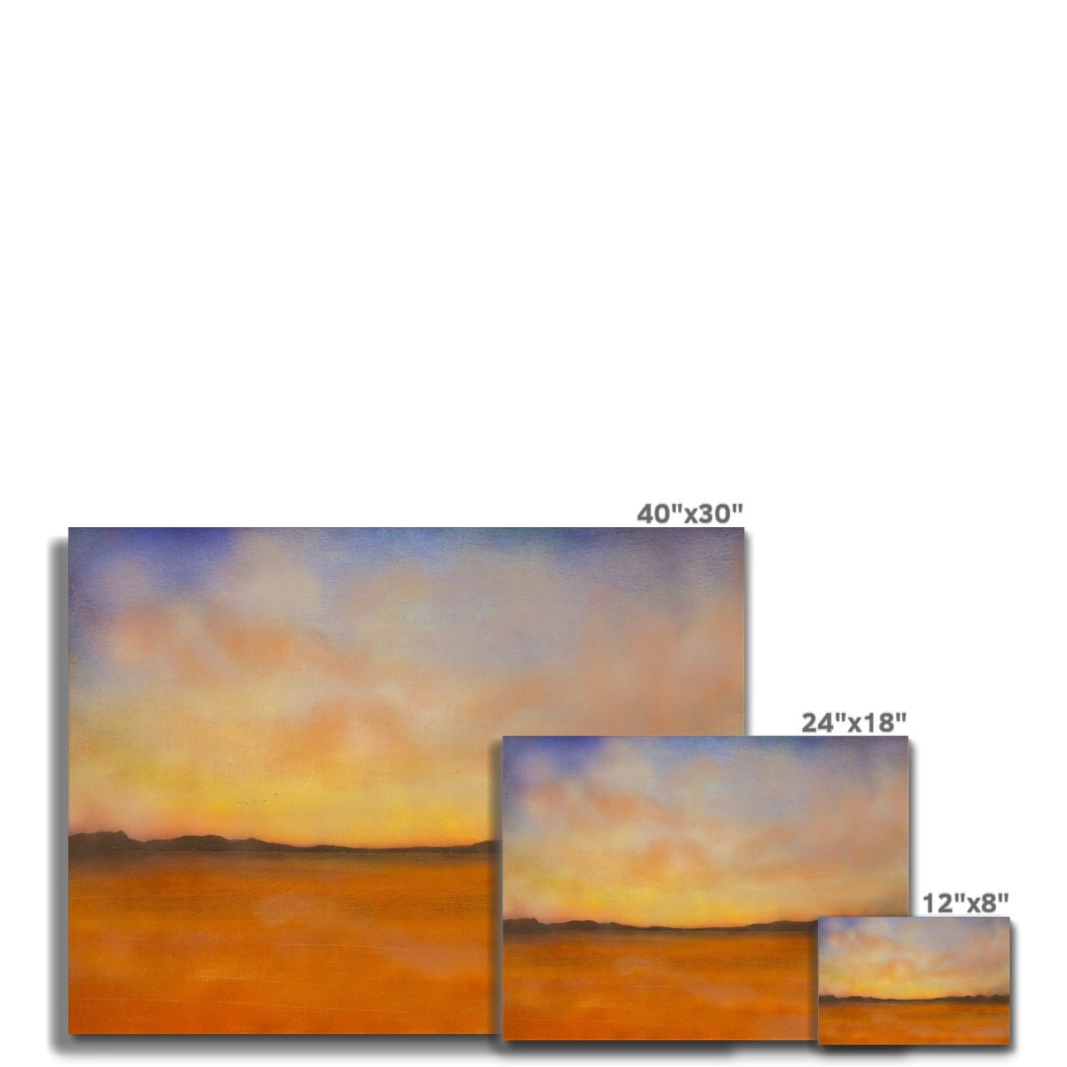 Islay Dawn Painting | Canvas From Scotland-Contemporary Stretched Canvas Prints-Hebridean Islands Art Gallery-Paintings, Prints, Homeware, Art Gifts From Scotland By Scottish Artist Kevin Hunter