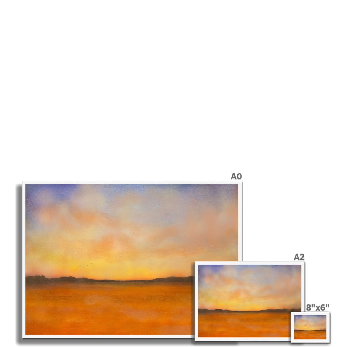 Islay Dawn Painting | Framed Prints From Scotland-Framed Prints-Hebridean Islands Art Gallery-Paintings, Prints, Homeware, Art Gifts From Scotland By Scottish Artist Kevin Hunter