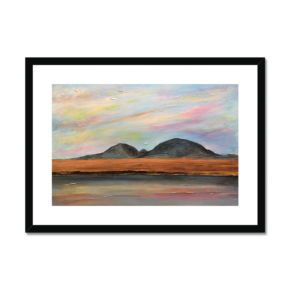 Jura Dawn Painting | Framed &amp; Mounted Prints From Scotland