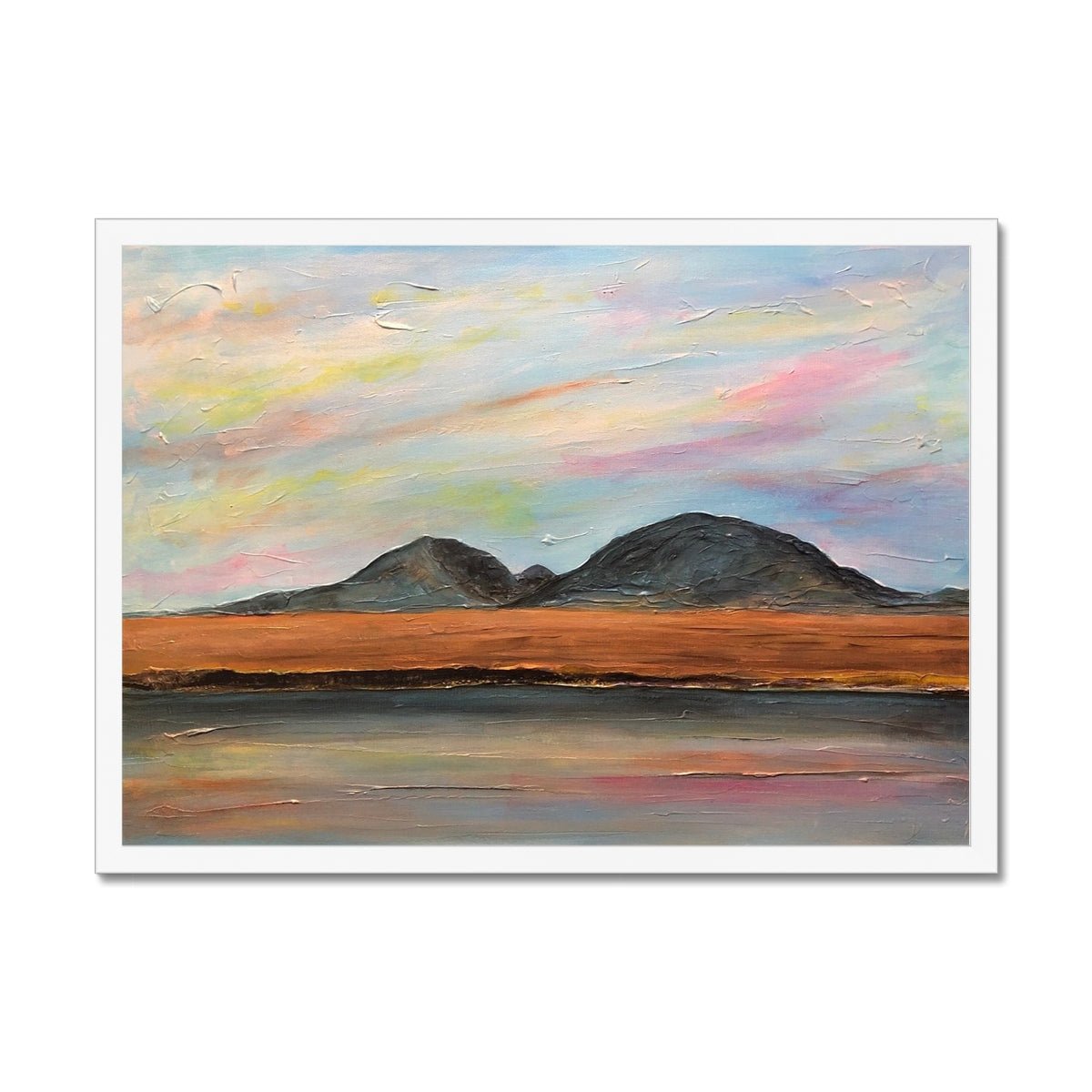 Jura Dawn Painting | Framed Prints From Scotland