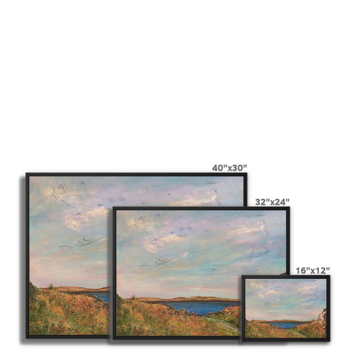 Jura From Crinan Painting | Framed Canvas Prints From Scotland