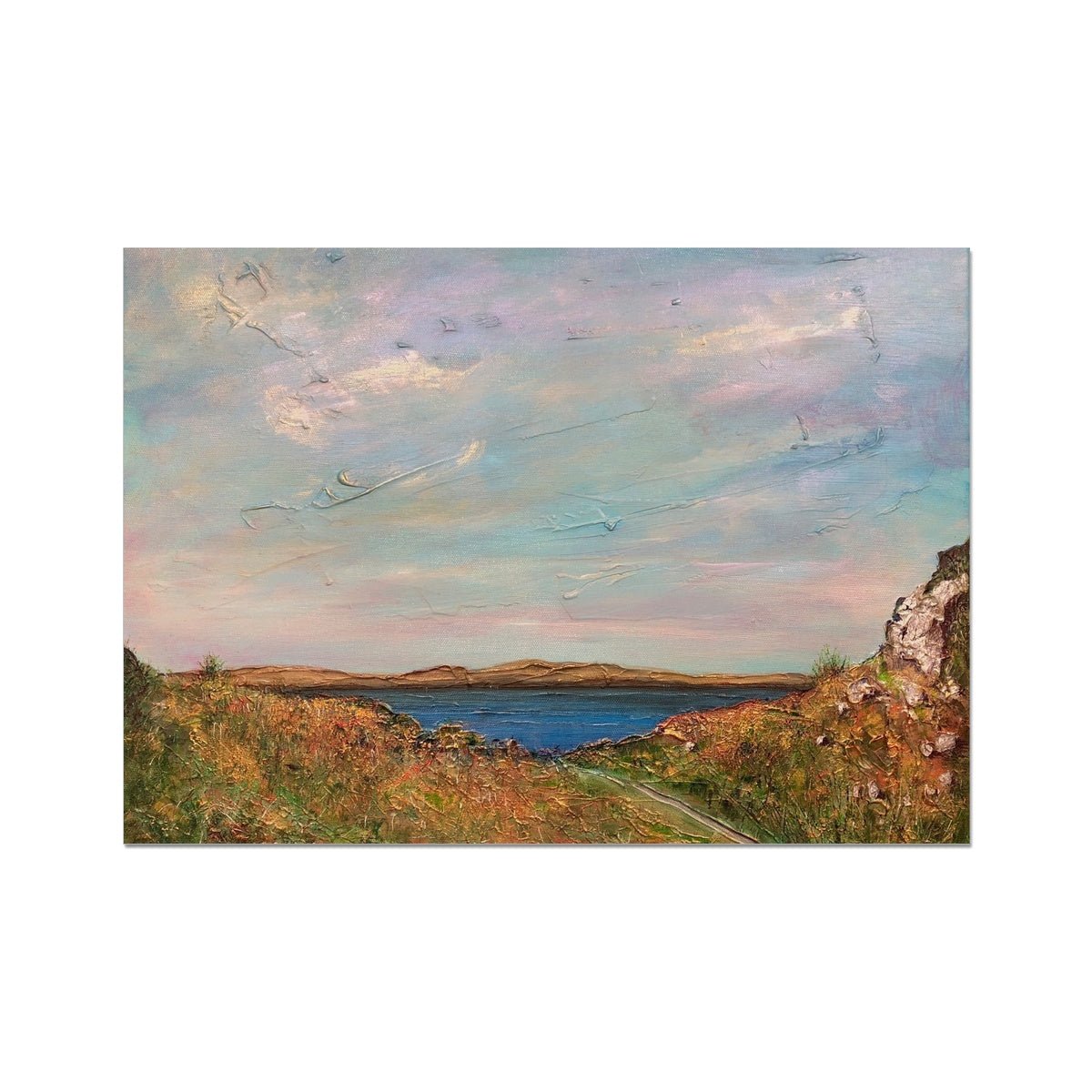 Jura From Crinan Painting | Signed Art Prints From Scotland | By Scottish Artist Hunter