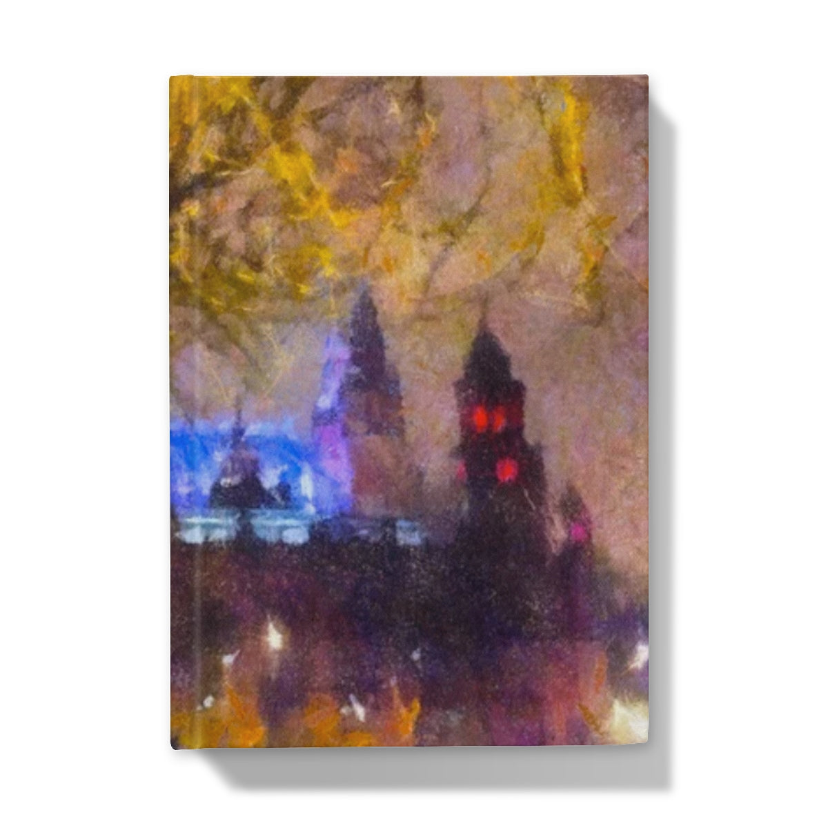 Kelvingrove Nights Glasgow Art Gifts Hardback Journal