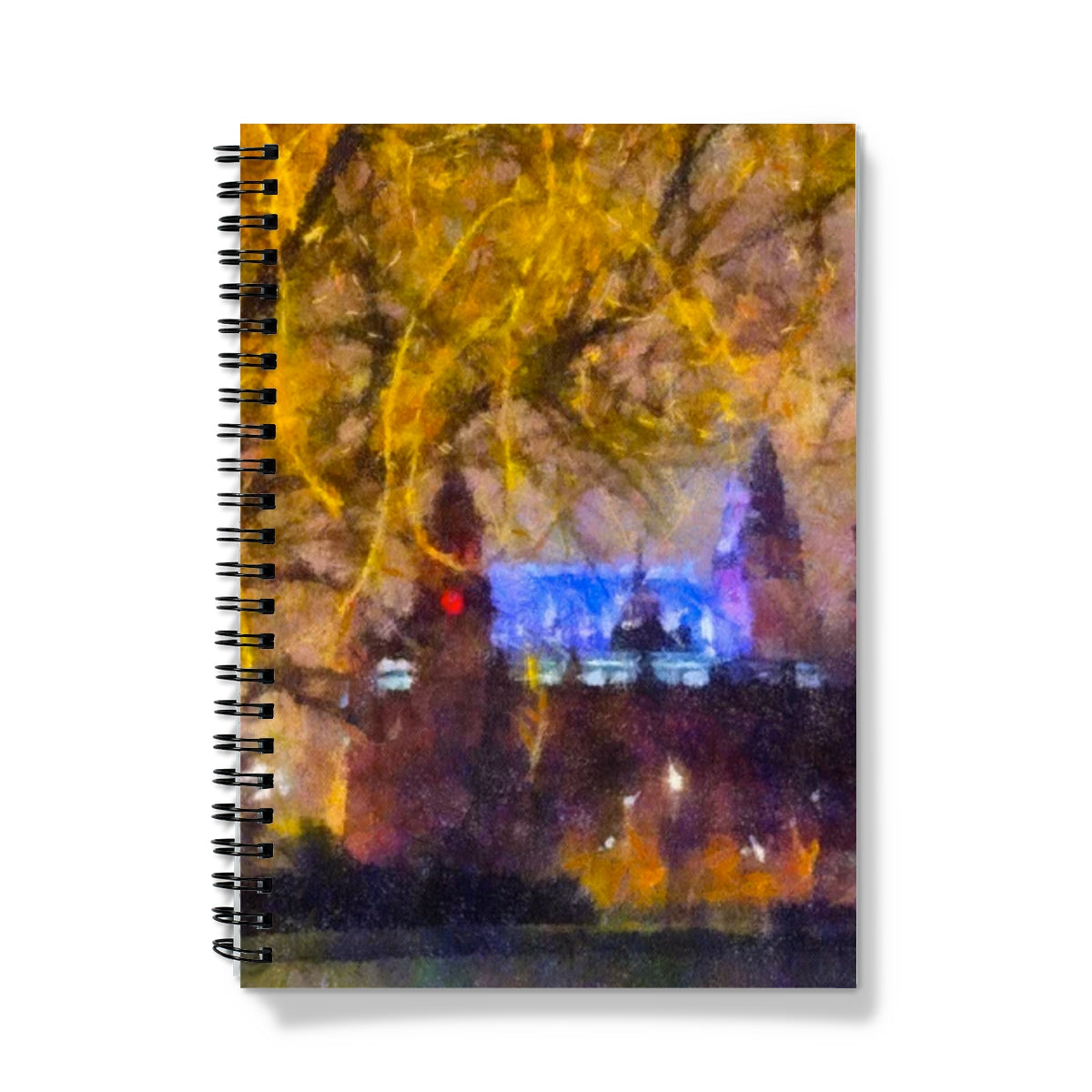 Kelvingrove Nights Glasgow Art Gifts Notebook