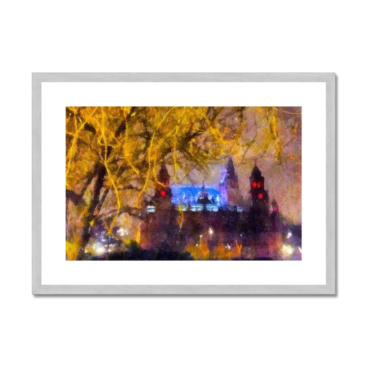 Kelvingrove Nights Painting | Antique Framed & Mounted Prints From Scotland