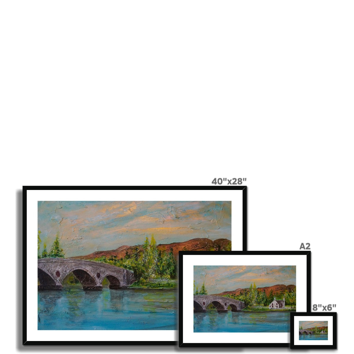 Kenmore Bridge ii Painting | Framed & Mounted Prints From Scotland