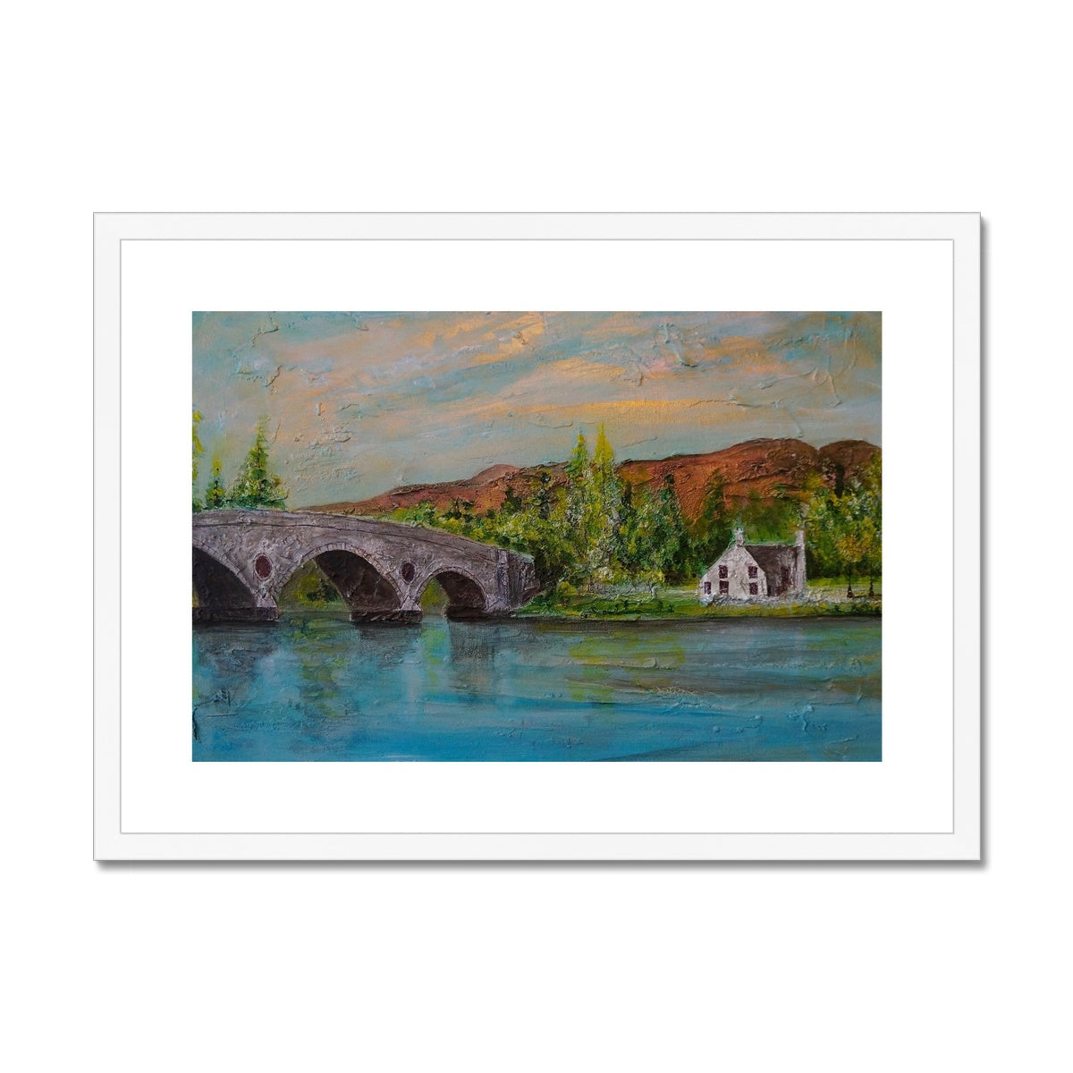 Kenmore Bridge ii Painting | Framed & Mounted Prints From Scotland