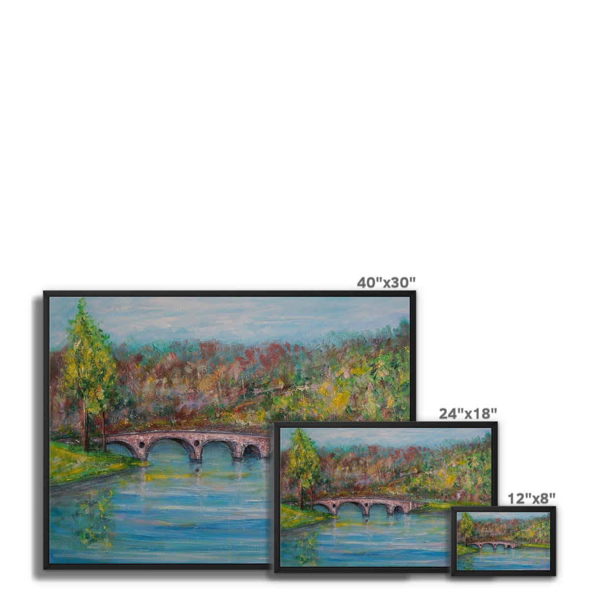 Kenmore Bridge Painting | Framed Canvas Prints From Scotland