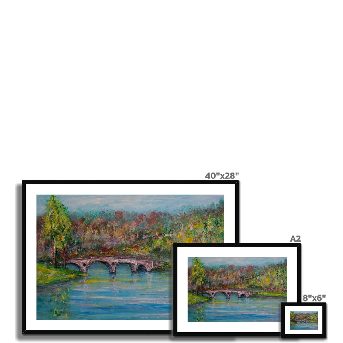 Kenmore Bridge Painting | Framed & Mounted Prints From Scotland