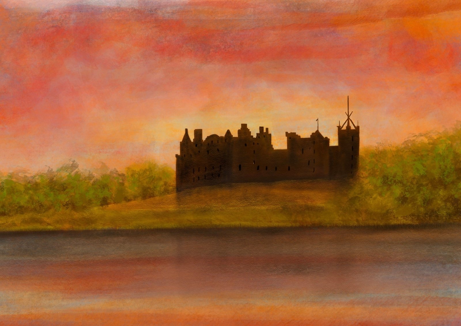 Linlithgow Palace Dusk