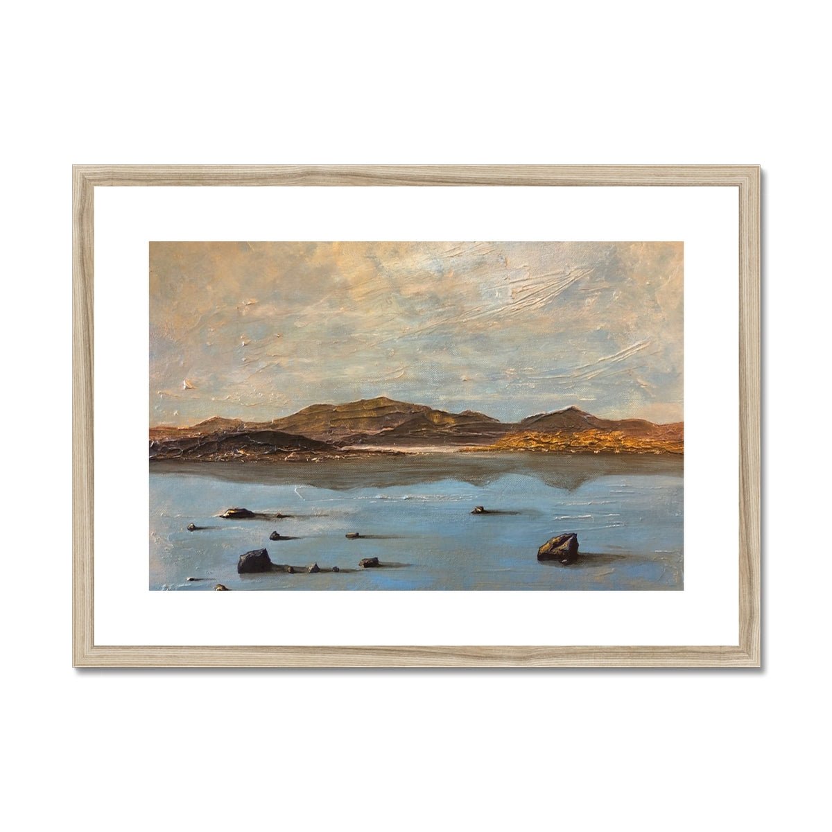 Loch Druidibeg South Uist Painting | Framed & Mounted Prints From Scotland